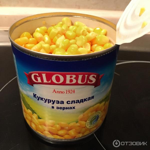 Кукуруза сладкая в зернах Globus