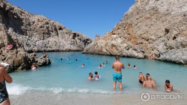 Пляж Seitan Kataramena Limania Beach (Греция, Крит) фото