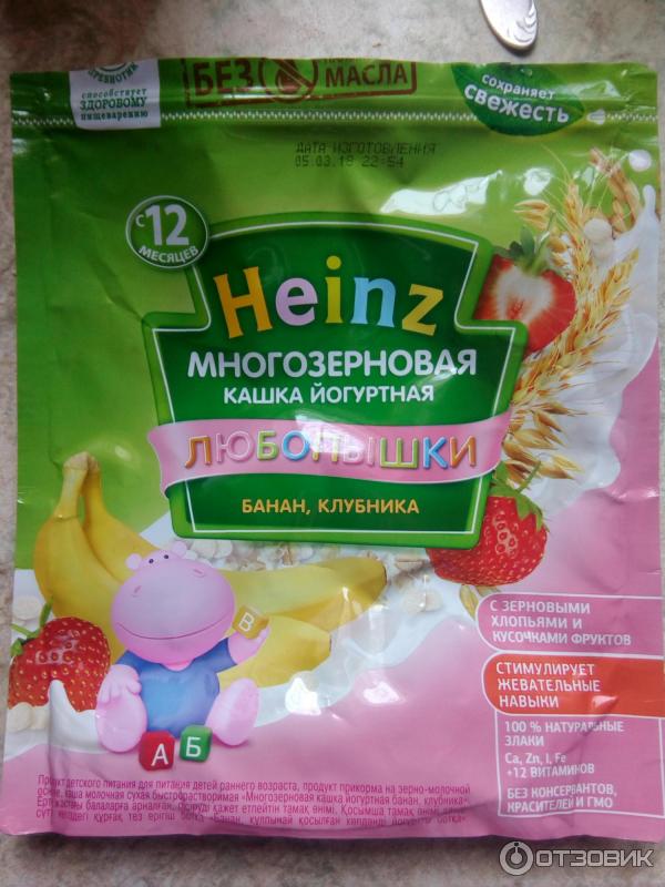 Каша Heinz многозерновая йогуртная Любопышки фото