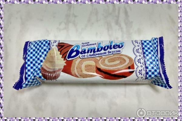 Рулет бисквитный Bamboleo фото