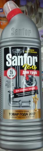 Гель для прочистки труб Sanfor фото