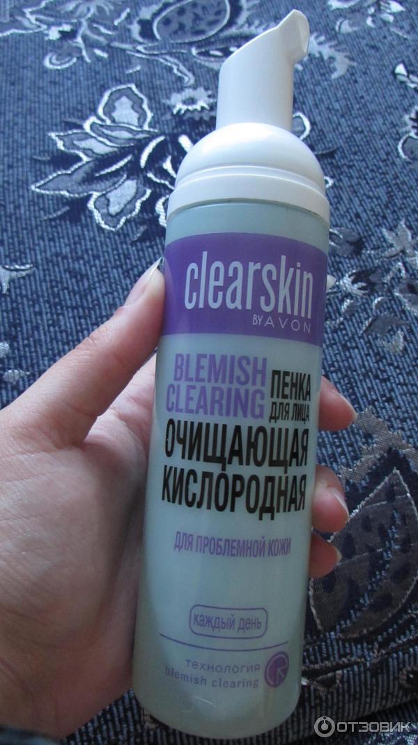 Пенка для лица Avon Clearskin Очищающая кислородная фото