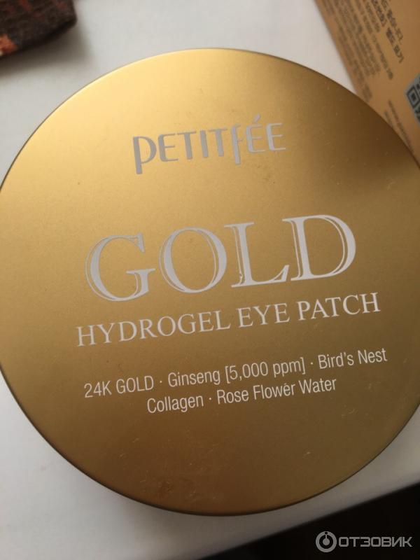 Гидрогелевые патчи Petitfee Gold Hydrogel Eye Patch фото