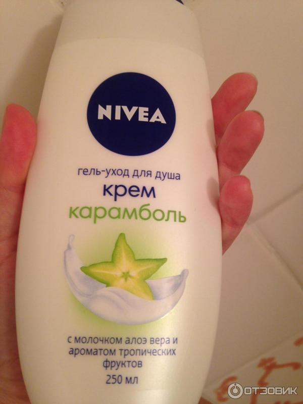 Гель-уход для душа Nivea Крем Карамболь фото