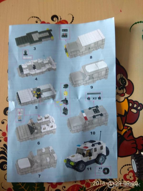 Инструкция Lego wedo: Джип (0827)