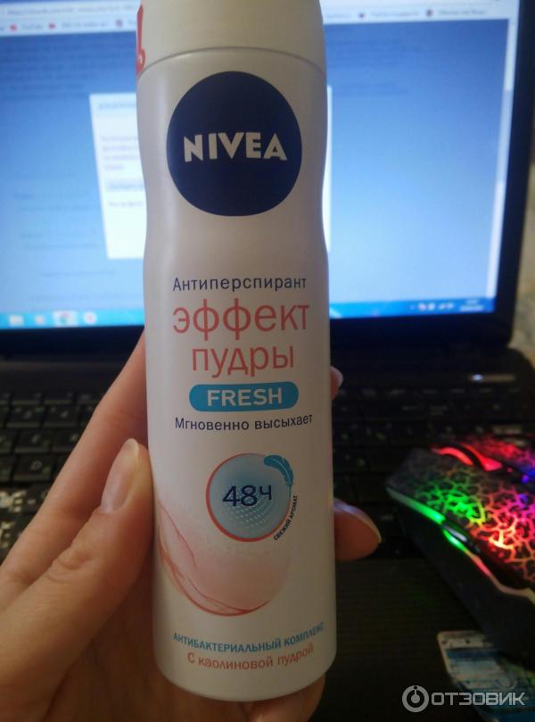 Антиперспирант Nivea Эффект пудры спрей фото