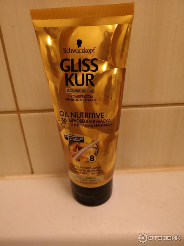 Маска для волос Schwarzkopf Gliss Kur Oil Nutritive Восстанавливающая фото