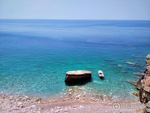 Пляж Перазича До Perazica Do около заброшенного отеля АС