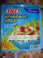 Крабовое мясо Vici фото