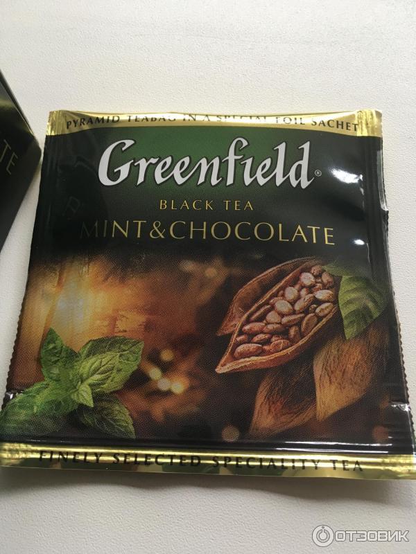 Чай Greenfield Mint and Chocolate в пирамидках фото