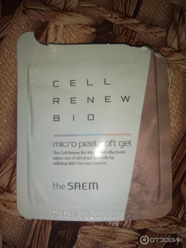 Гель-пилинг для лица The Saem Cell Renew Bio Micro Peel Soft Gel фото