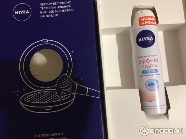 Новый антиперспирант от Nivea Эффект пудры. Fresh фото