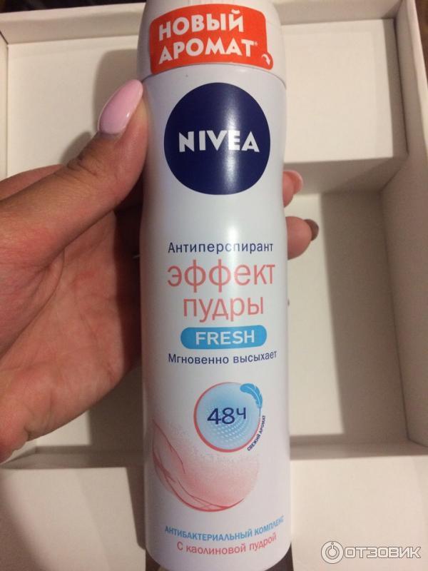 Новый антиперспирант от Nivea Эффект пудры. Fresh фото