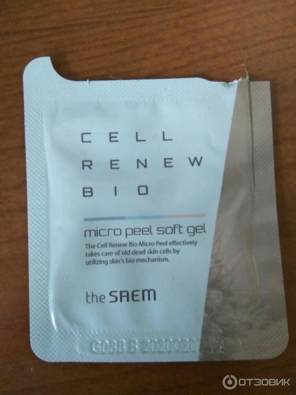 Гель-пилинг для лица The Saem Cell Renew Bio Micro Peel Soft Gel фото