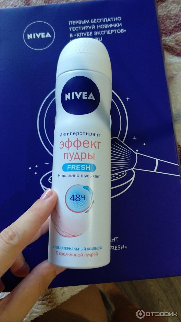 Антиперсперант Nivea fresh эффект пудры