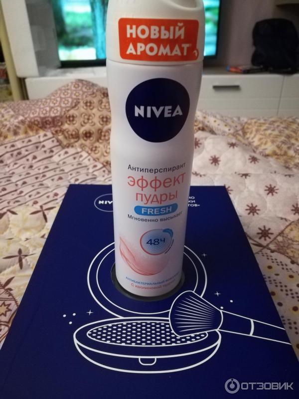 Новый антиперспирант от Nivea Эффект пудры. Fresh фото