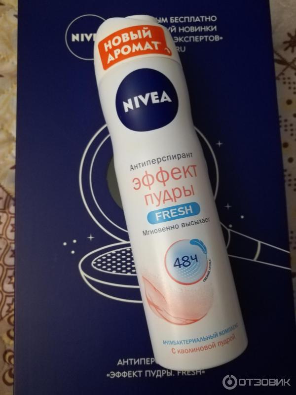 Новый антиперспирант от Nivea Эффект пудры. Fresh фото