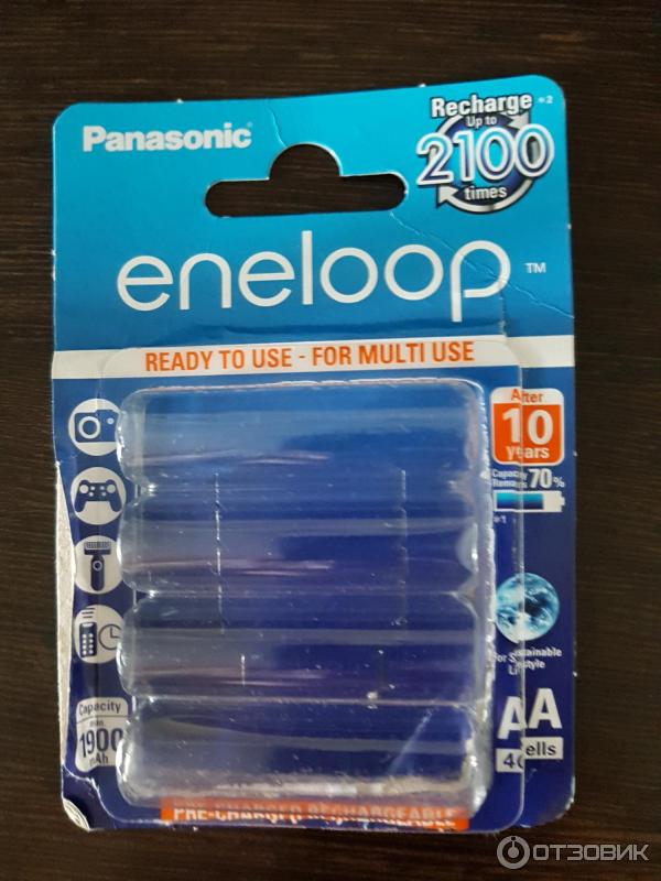 Аккумуляторы Panasonic Eneloop BK-3MCCE AA 1900 mAh фото