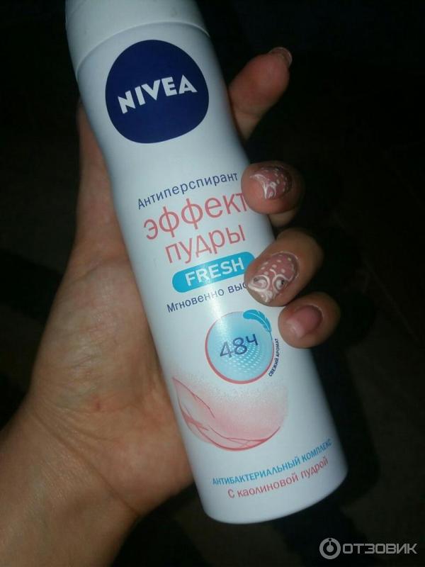 Дезодорант Антеперспирант Nivea Эффект пудры FRESH фото