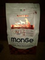 Сухой корм для собак Monge superpremium Adult фото