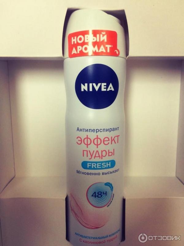 Дезодорант спрей Nivea эффект пудры с ароматом fresh фото