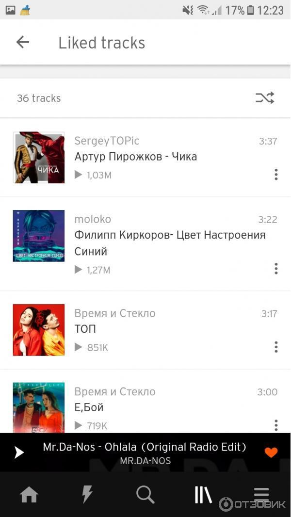 SoundCloud - музыкальное приложение для Android фото