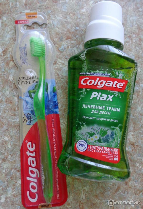 Зубная щетка Colgate Древние секреты Безопасное отбеливание фото