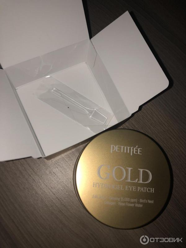 Гидрогелевые патчи Petitfee Gold Hydrogel Eye Patch фото