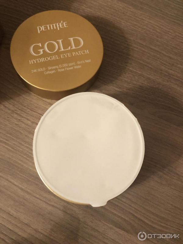 Гидрогелевые патчи Petitfee Gold Hydrogel Eye Patch фото