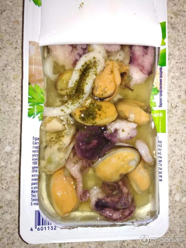 Отзыв о Коктейль из морепродуктов Меридиан в масле | Хуже морепродуктов ...