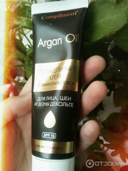 Compliment Argan Oil питательный крем с эффектом ботокса фото