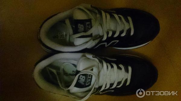 Кожаные кроссовки New Balance ML574LPK фото