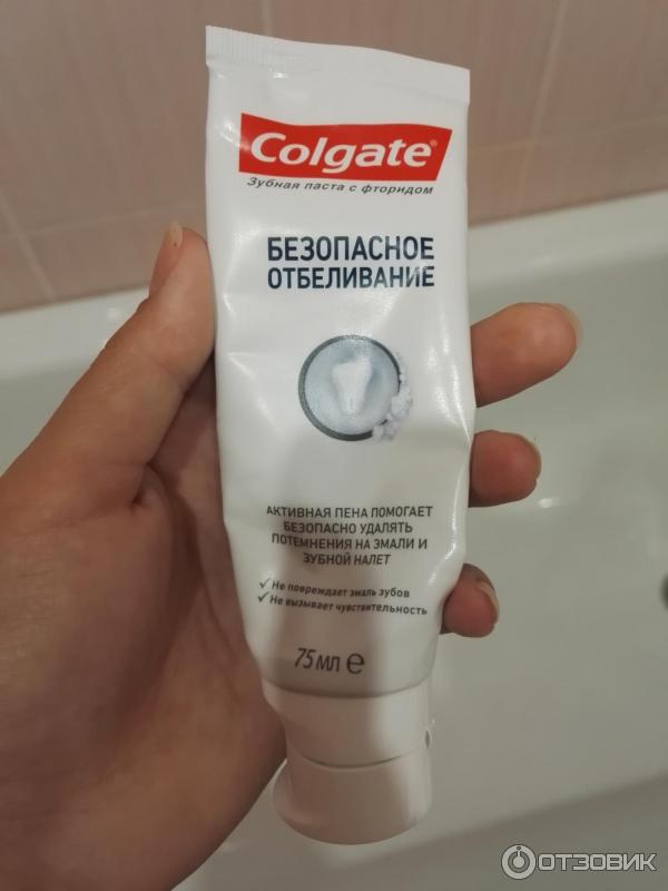 Зубная паста Colgate Безопасное отбеливание фото