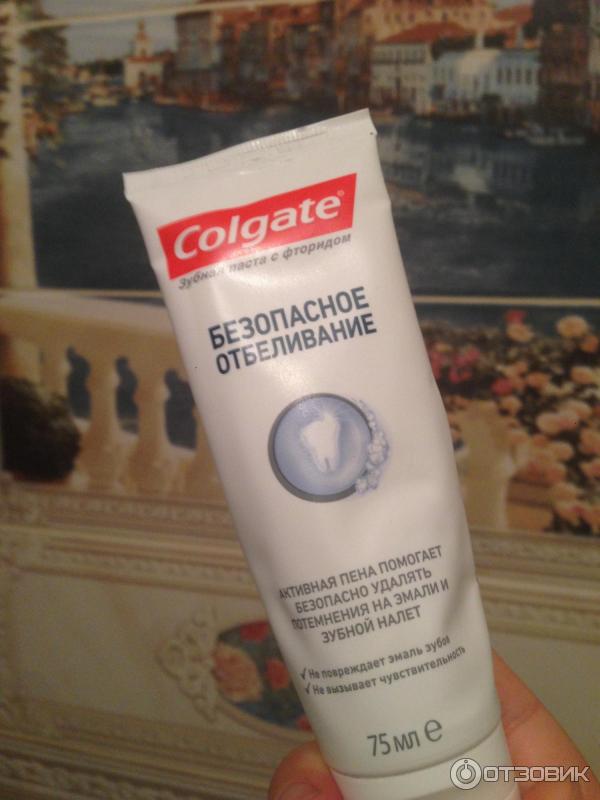 Зубная паста Colgate Безопасное отбеливание фото