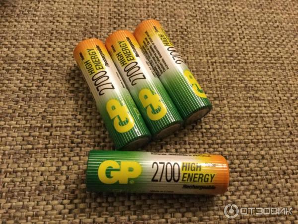 Аккумуляторные батареи AA GP 2700 mAh фото