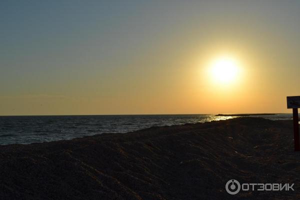 Долгая коса, Азовское море