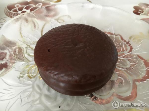 Печенье прослоенное глазированное Lotte Choco Pie Cacao фото