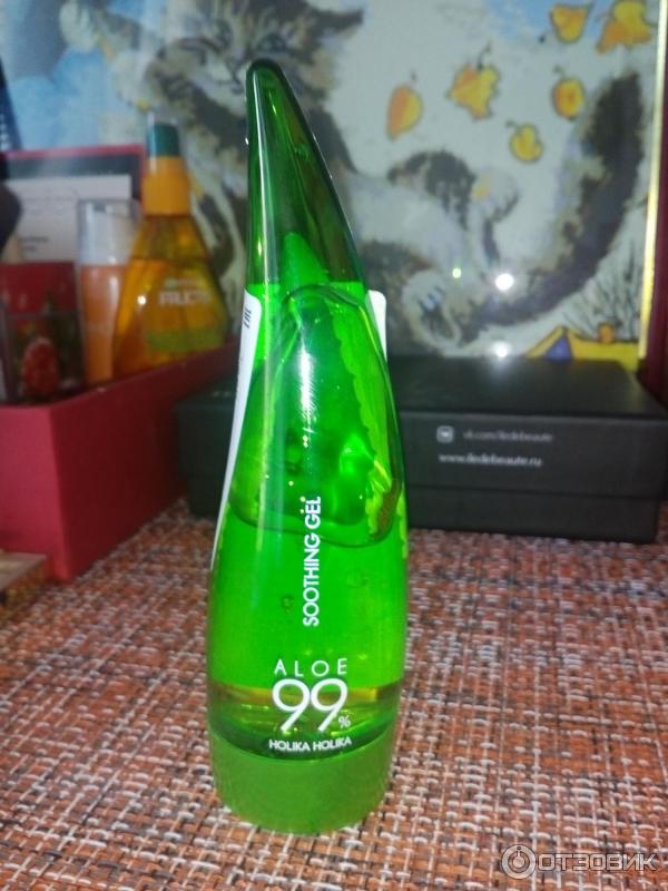 Универсальный гель для лица, тела и волос Holika Holika Aloe 99% фото