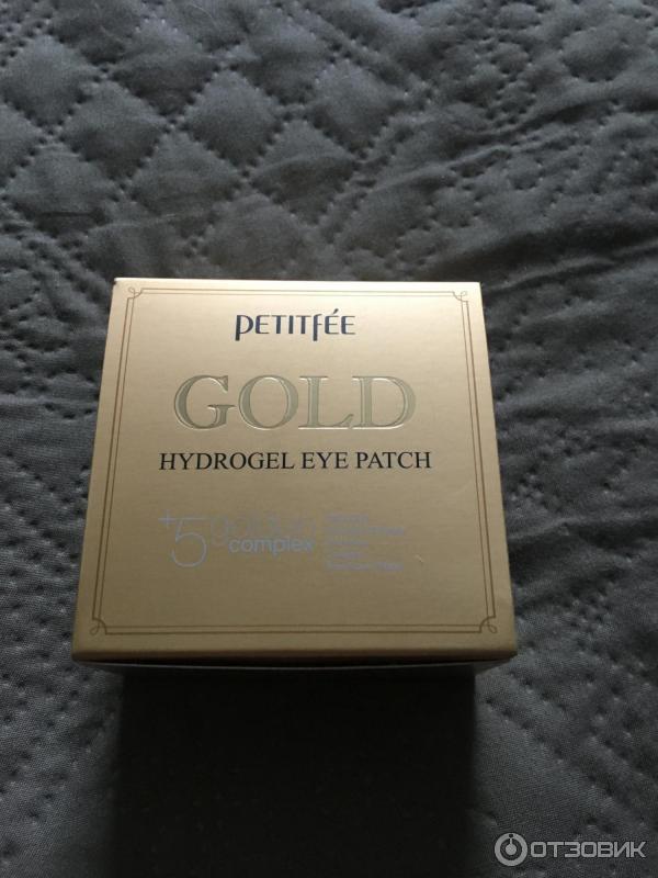 Гидрогелевые патчи Petitfee Gold Hydrogel Eye Patch фото