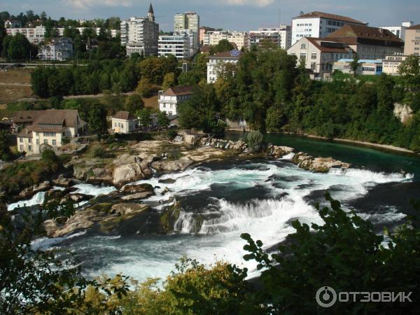 Рейнский водопад (Швейцария) фото