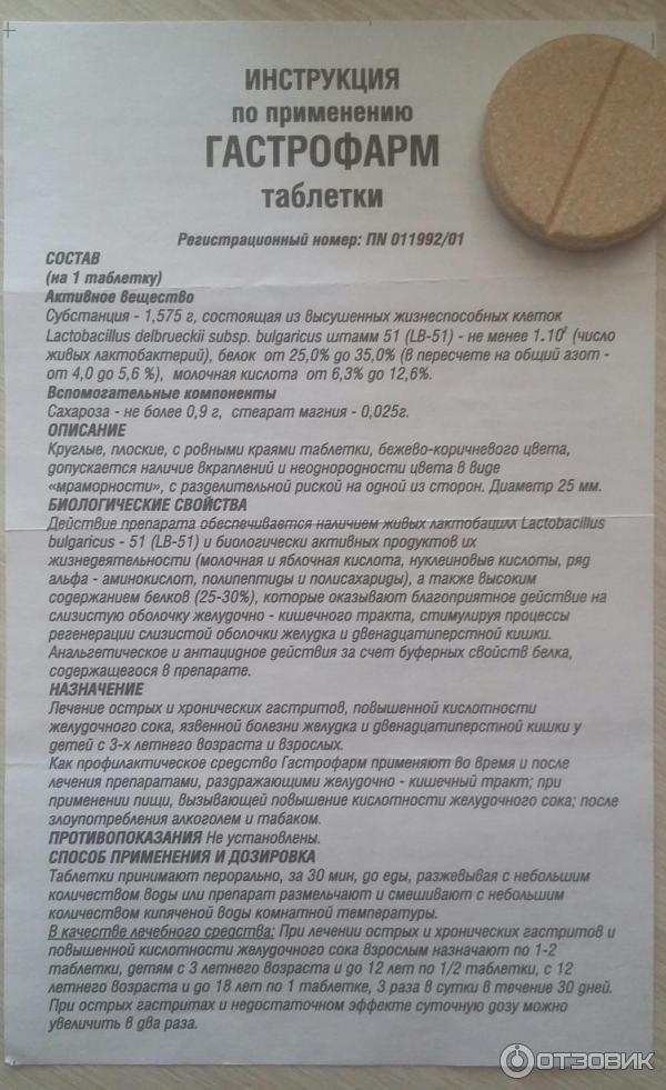 Гастрофарм Таблетки Цена