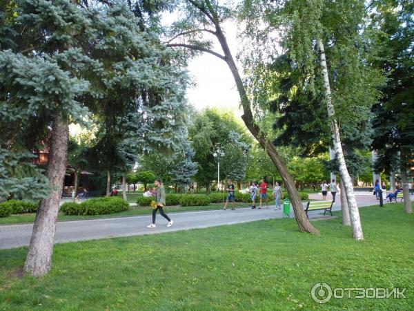 Ухоженные аллеи Краснодарского Городского Сада
