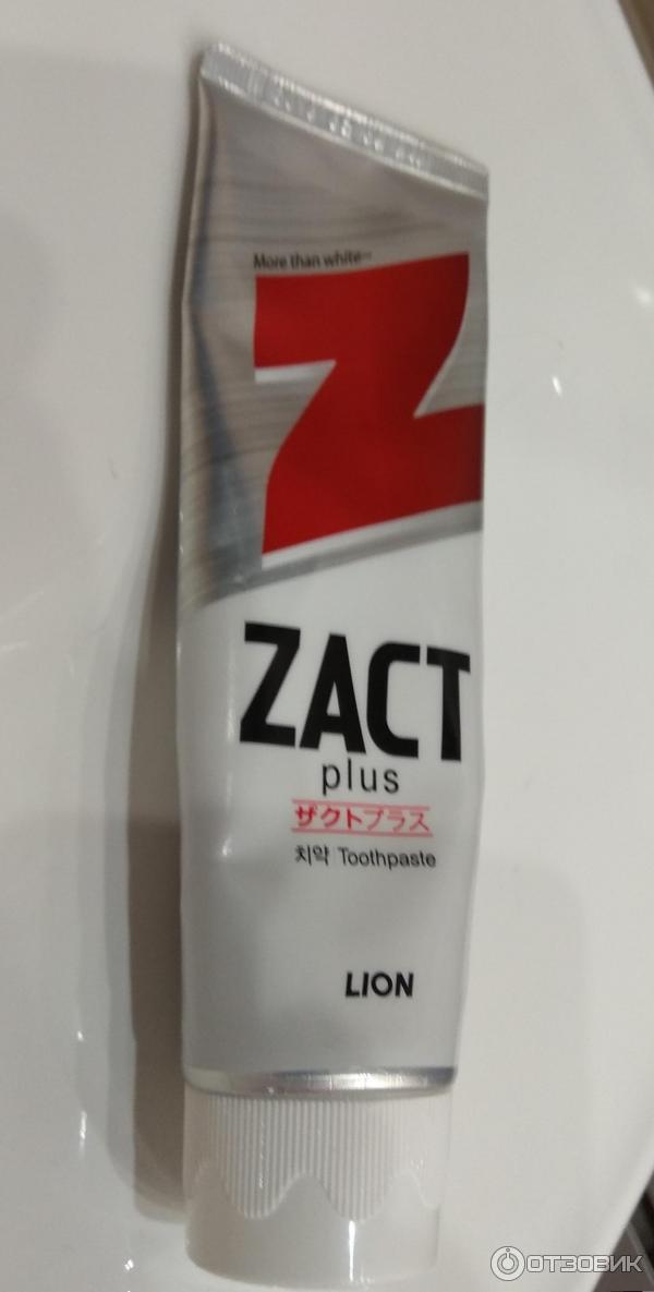 Зубная паста ZACT plus фото