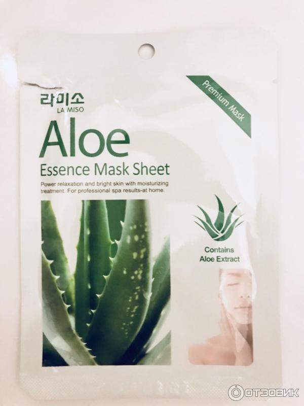 Тканевая маска для лица La Miso Aloe фото