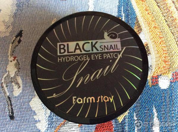 Патчи гидрогелевые для глаз Farm Stay Black Snail Hydrogel Eye Patch фото