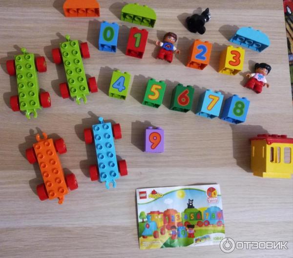 Конструктор Lego Duplo Поезд Считай и Играй фото