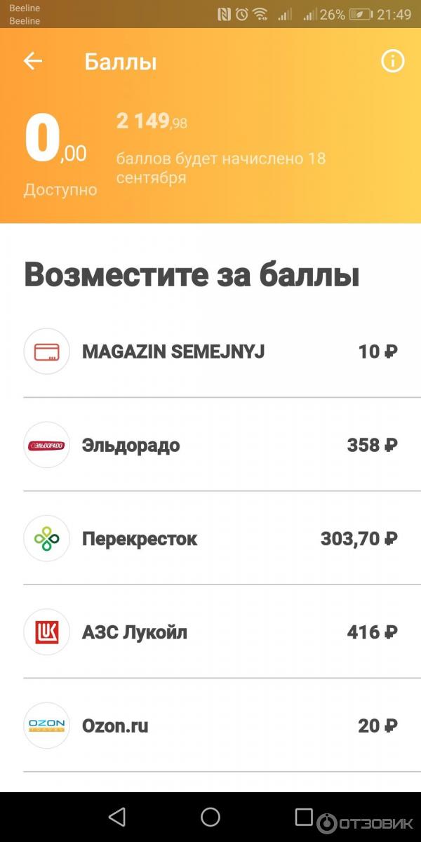 Скрин второго месяца