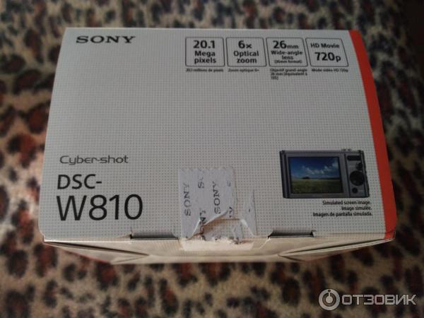 Цифровой фотоаппарат Sony Cyber-shot DSC-W810