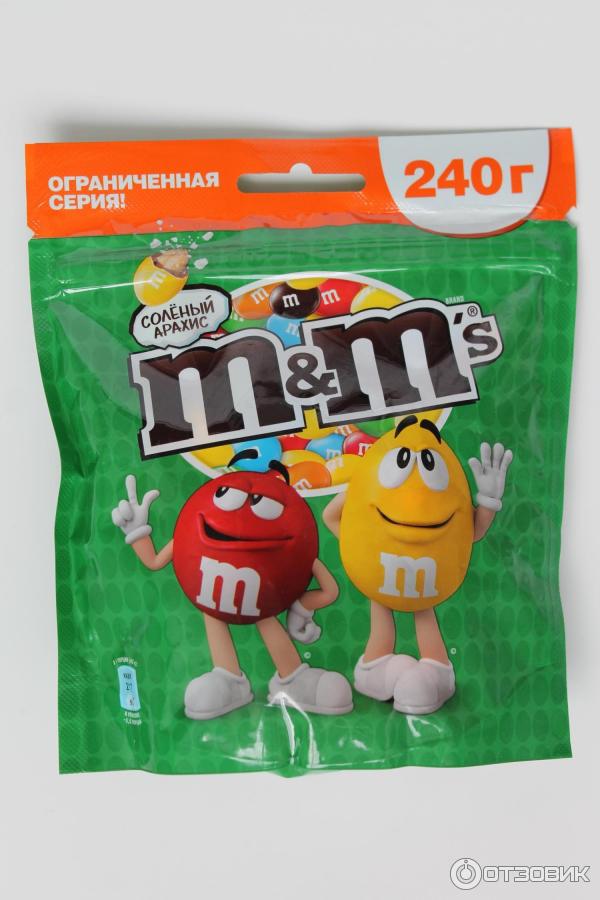 Драже M&Ms Соленый арахис фото