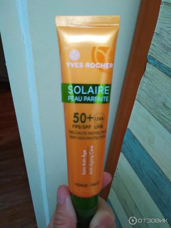 Солнцезащитные средство для лица yves rocher solaire peau parfaite фото